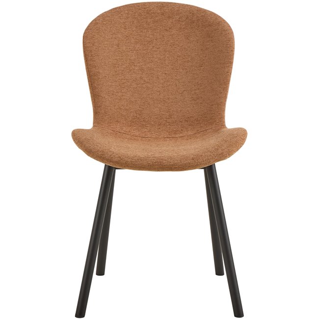 Dining chair Asra, set of 2 pcs, light brown, H86x50x58cm, seat height 47cm