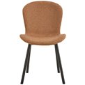 Dining chair Asra, set of 2 pcs, light brown, H86x50x58cm, seat height 47cm