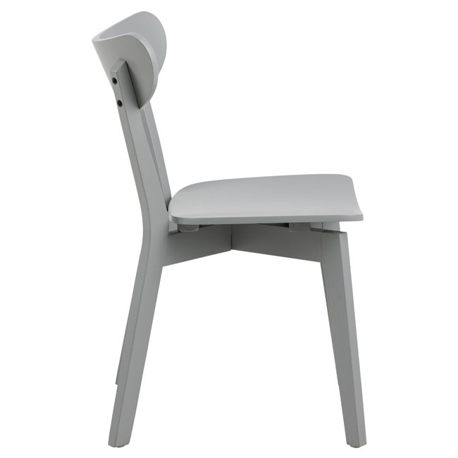 Dining chair Aroxby, set of 2 pcs, grey, H79.5x45x55cm, seat height 42.5cm