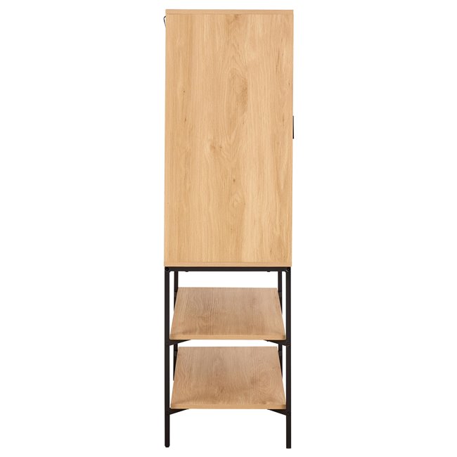 Cabinet Aipur, natural color, H140x80x40cm 