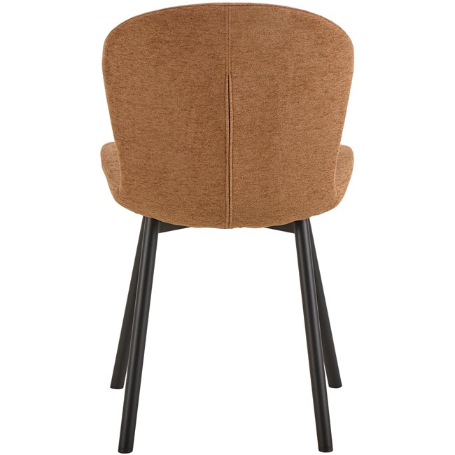 Dining chair Asra, set of 2 pcs, light brown, H86x50x58cm, seat height 47cm