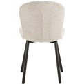 Dining chair Asra, set of 2 pcs, beige, H86x50x58cm, seat height 47cm