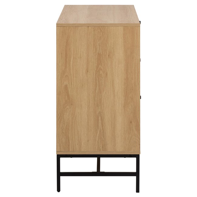 Chest of drawers Albany, natural color, H80x81x40cm 