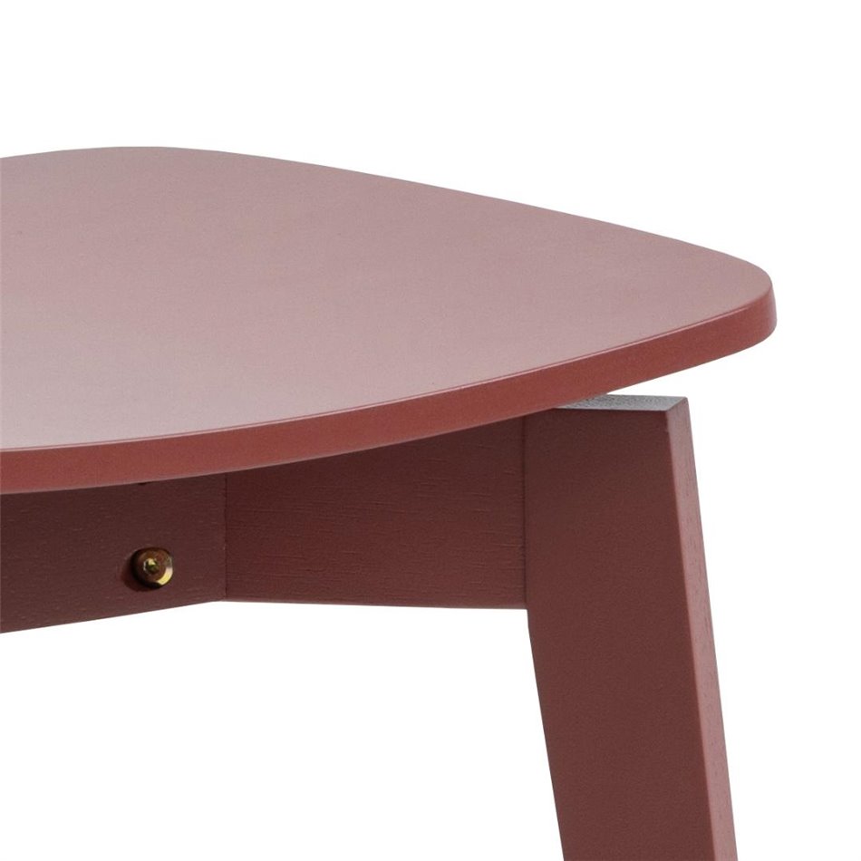 Dining chair Aroxby, set of 2 pcs, red, H79.5x45x55cm, seat height 42.5cm