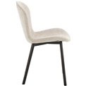 Dining chair Asra, set of 2 pcs, beige, H86x50x58cm, seat height 47cm