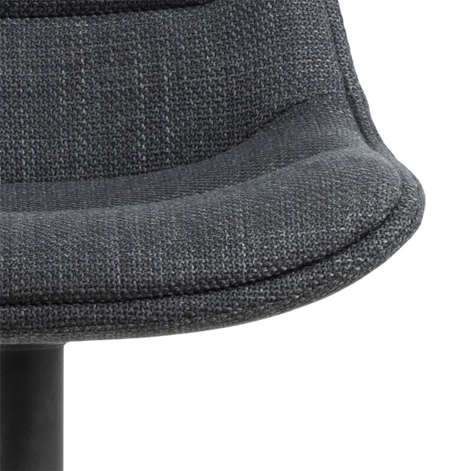 Барный стул Aisa, комплект из 2шт., темно-серый, H95x47x52.5см, высота сиденья 65-86см