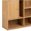Bookcase Angoon, natural color, H180x90x30cm 