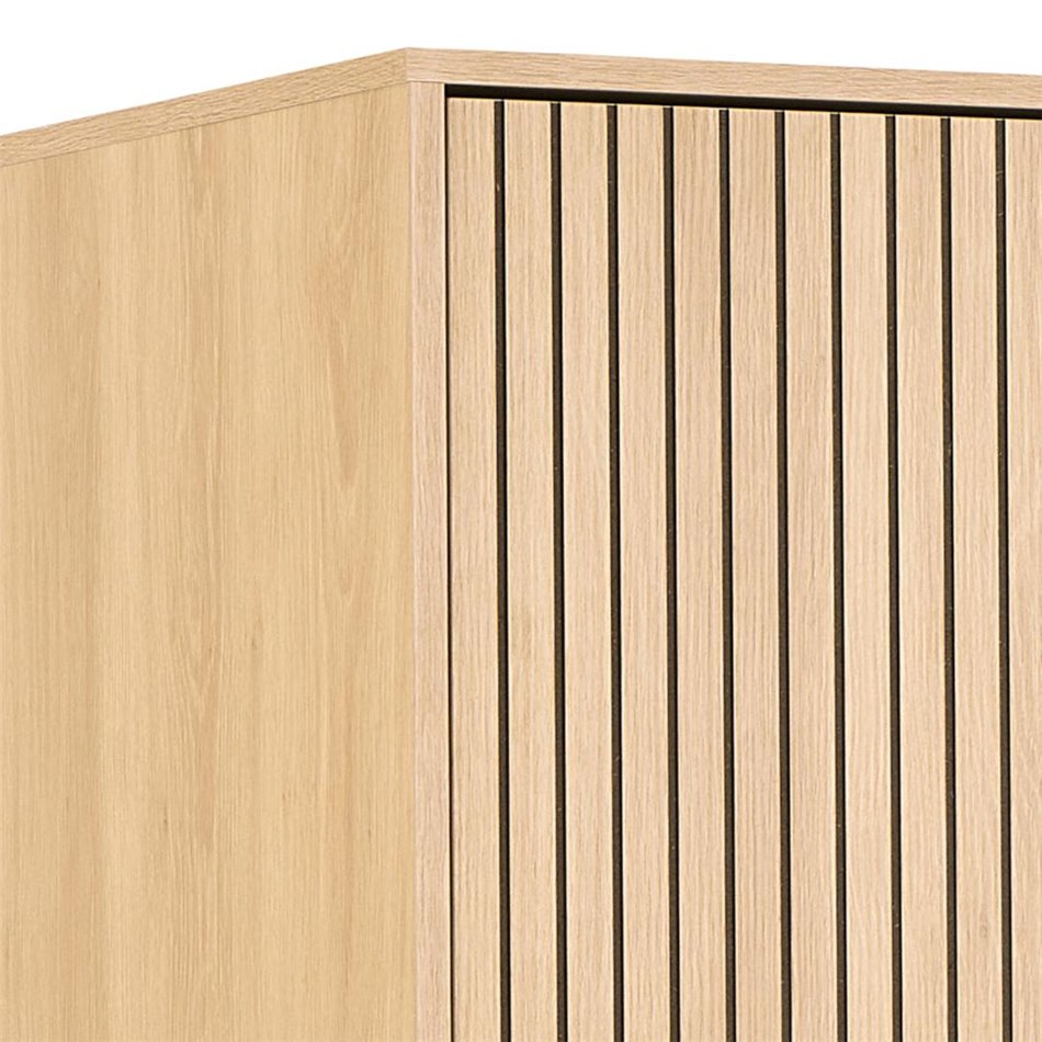 Wardrobe Albany, natural color, H200x99x60cm 