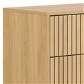 Chest of drawers Albany, natural color, H100x80.5x40cm 
