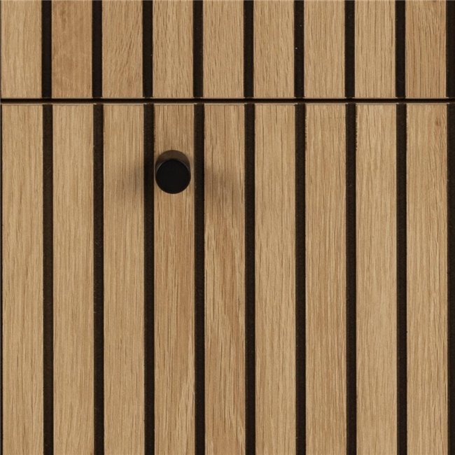 Chest of drawers Albany, natural color, H80x81x40cm 