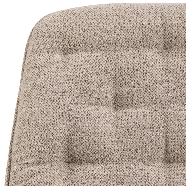 Office chair Ariko, beige, H106x60x67.5cm, seat height 47-57cm