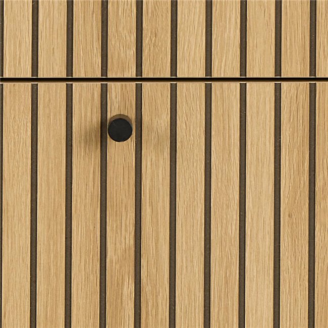 Chest of drawers Albany, natural color, H100x80.5x40cm 