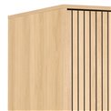 Wardrobe Albany, natural color, H200x51x60cm 