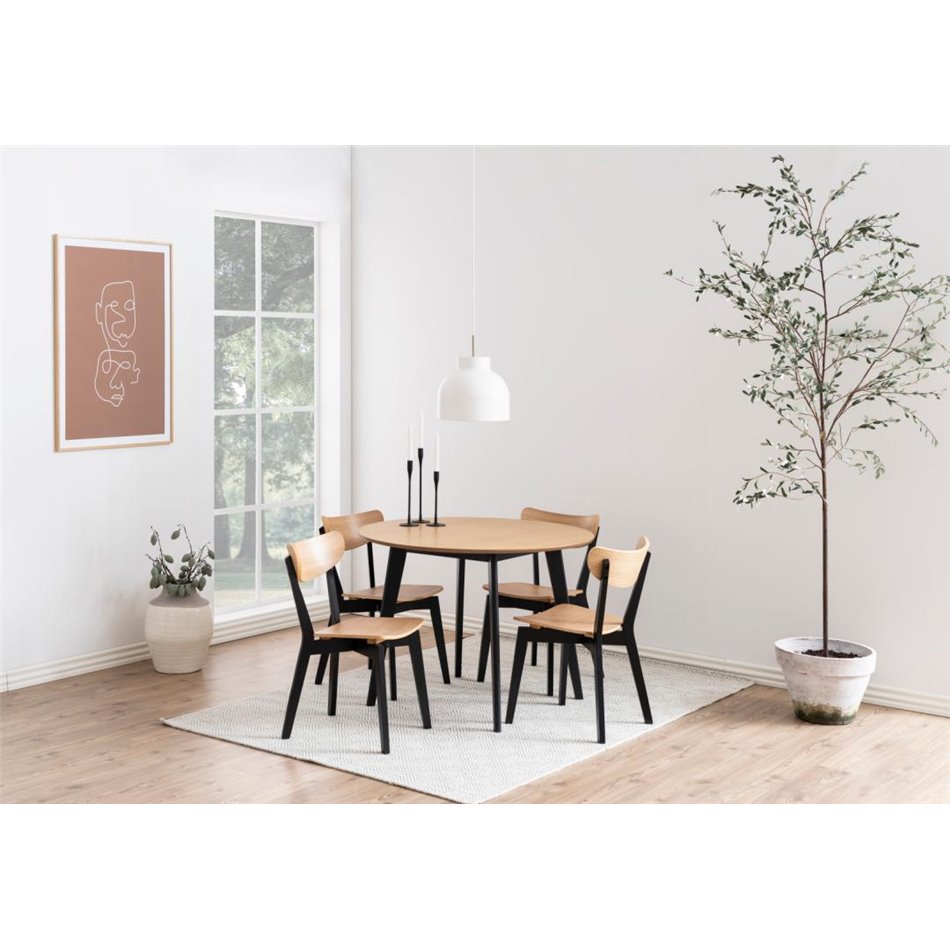 Обеденный стул Aroxby, комплект из 2шт., натурального цвета, H79.5x45x55см, высота сиденья 42.5см