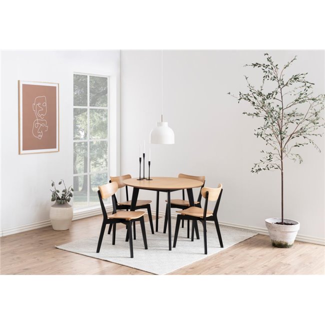 Обеденный стул Aroxby, комплект из 2шт., натурального цвета, H79.5x45x55см, высота сиденья 42.5см