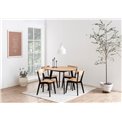 Обеденный стул Aroxby, комплект из 2шт., натурального цвета, H79.5x45x55см, высота сиденья 42.5см