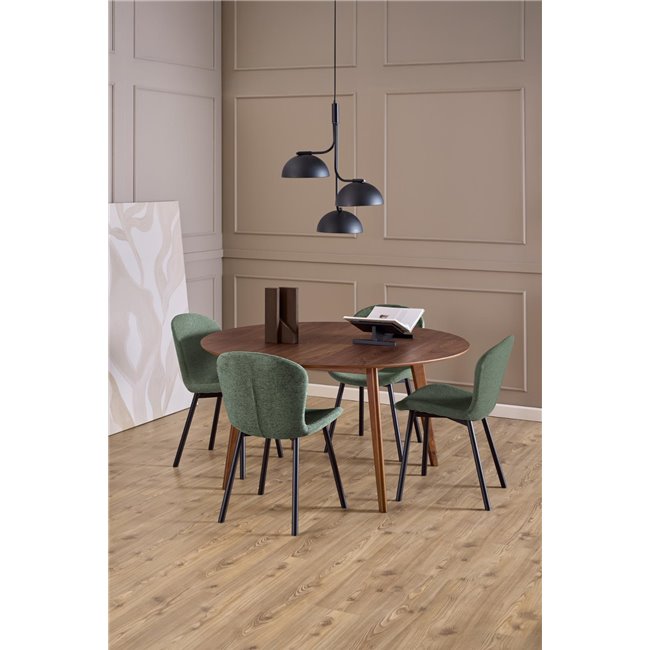 Dining chair Asra, set of 2 pcs, green, H86x50x58cm, seat height 47cm