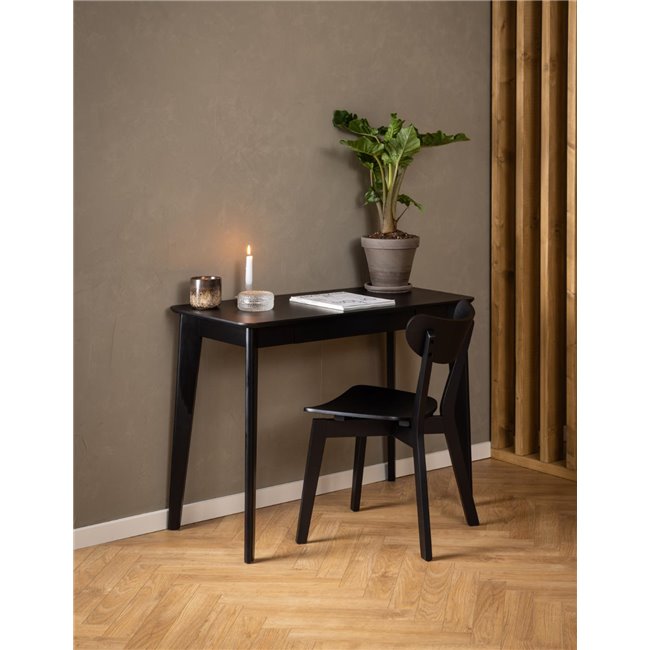 Desk Aroxby, black, H75x100x50cm 