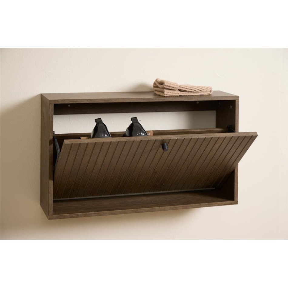 Shoe rack Albany, brown, H43x72x17cm 