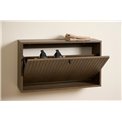 Shoe rack Albany, brown, H43x72x17cm 