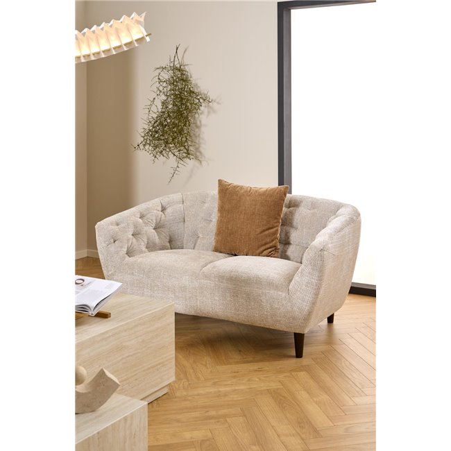 Sofa Aria, 2-seater, beige, H78x150x84cm, seat height 46cm