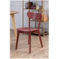 Dining chair Aroxby, set of 2 pcs, red, H79.5x45x55cm, seat height 42.5cm