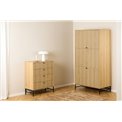 Chest of drawers Albany, natural color, H100x80.5x40cm 