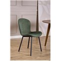 Dining chair Asra, set of 2 pcs, green, H86x50x58cm, seat height 47cm