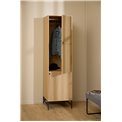 Wardrobe Albany, natural color, H200x51x60cm 