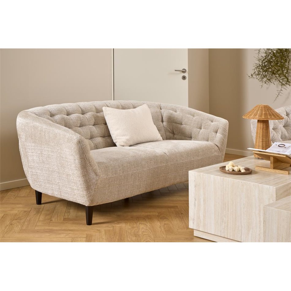 Sofa Aria, 3-seater, beige, H78x191x84cm, seat height 46cm