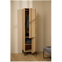 Wardrobe Albany, natural color, H200x51x60cm 