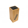Knife block Fimmel, bamboo, H23x10.5x10.5cm