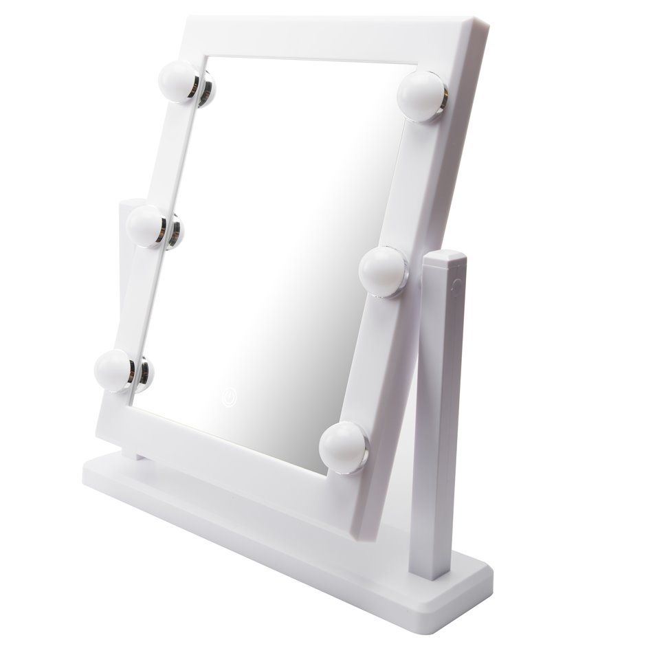 Mirror with LED Hollywood, 37x9xH40.5cm