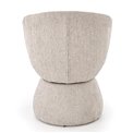 Armchair Hamen K581, swivelling, beige, steel/polyester, H82x63x62cm, seat height 48cm
