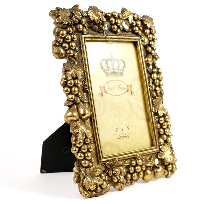 Photo frame Harmony, gold color, 10x15cm
