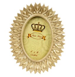 Photo frame Ovale gold, 10x15cm