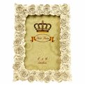 Photo frame Roses, cream/gold color, 10x15cm