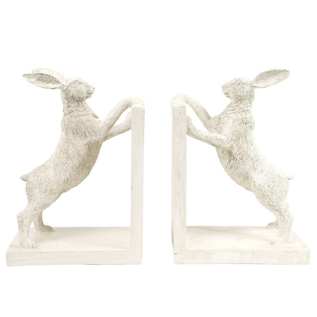 Подставка для книг Rabbit Bookend, белый, комплект, H22x32x11cm