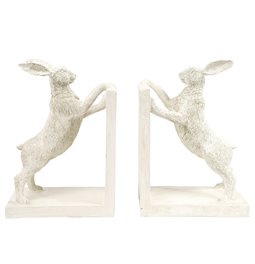 Подставка для книг Rabbit Bookend, белый, комплект, H22x32x11cm