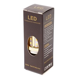 LED Bulb warm white, E14 9W, 1166lm, 3000K, H8x3x3cm