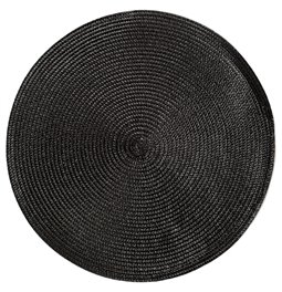 Stalo padėklas BRAID round, juoda sp., D38cm