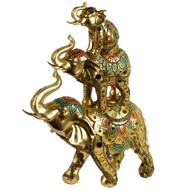 Декоративная фигурка Mandara pyramidal walking elephant,H49x35x13cm