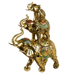 Декоративная фигурка Mandara pyramidal walking elephant,H49x35x13cm