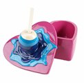 Decorative box with lid Heart shaped lollipop, H20x15x14cm