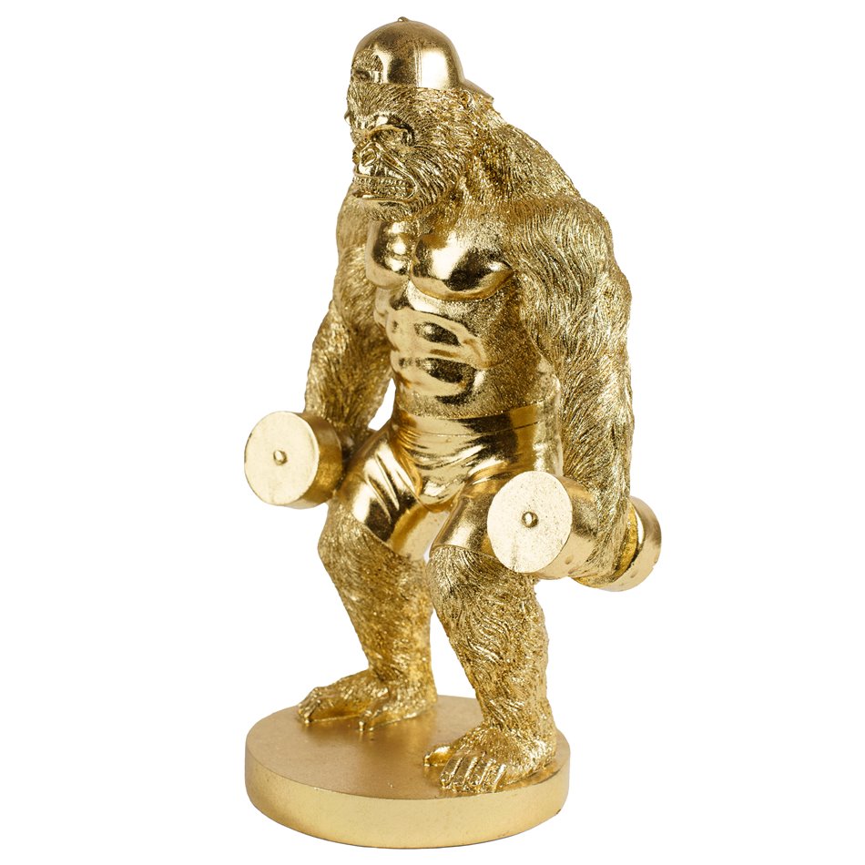 Deco figurine Orangutan Gold, H33x14x19cm