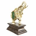 Deco figurine Gold Elephants, H25.5x21.5x11cm