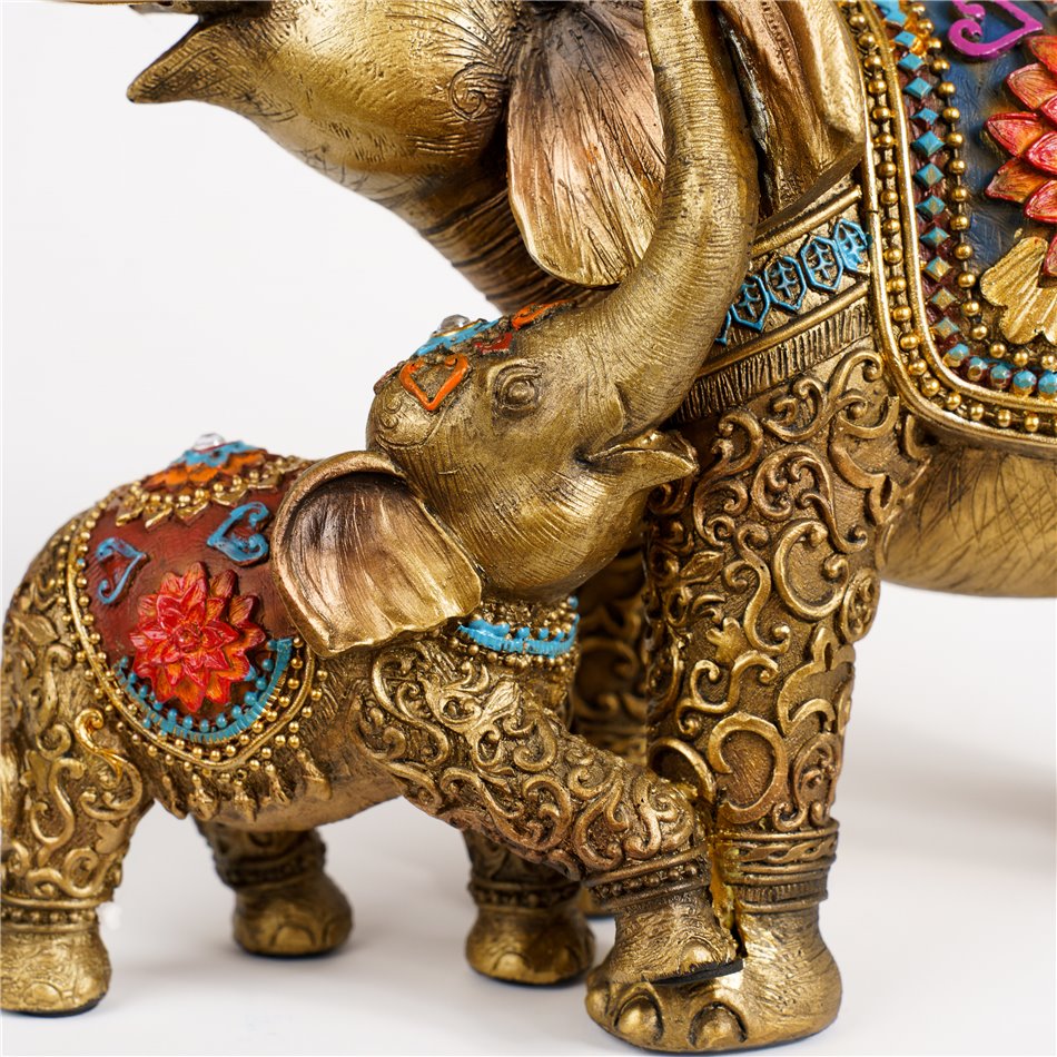 Декоративная фигурка 2 Elephants, H25x32x15.5cm