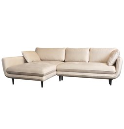 Corner sofa Wesolano, left corner, sleeping function, Elem17, H83x260x167cm, seat height 43cm