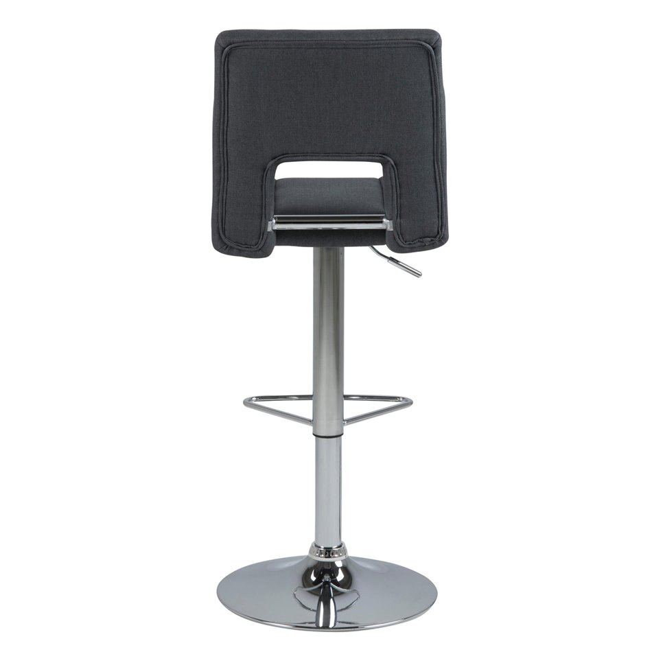 Барный стул Asylva, d.grey, H115x41.5x52cm, высота сиденья 62-83cm