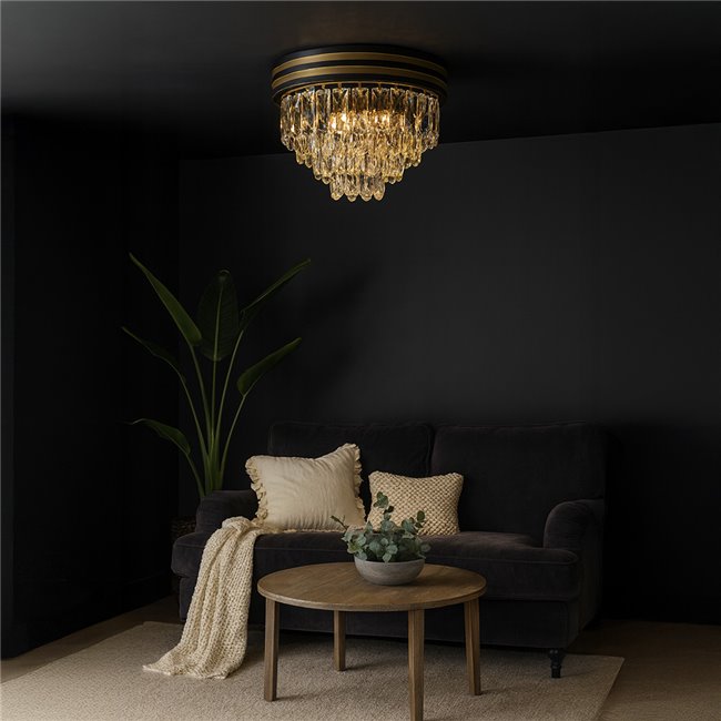 Ceiling lamp Radawa, H27cm, D46cm, E14, 5x40W(MAX)